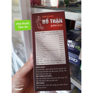 Sâm nhung bổ thận Alpha Gold