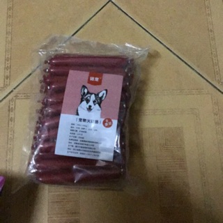 Xúc xích vị bò, gà, cá tuyết cho chó mèo