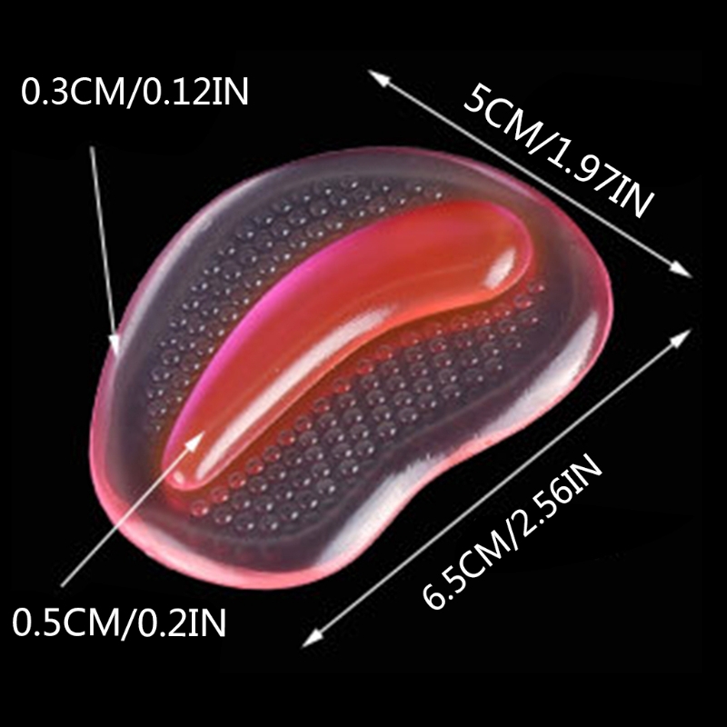 Cặp đệm gel silicon lót mũi giày chống trượt tiện lợi