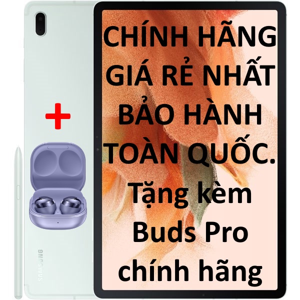 Máy tính bảng Samsung Galaxy Tab S7 FE CHÍNH HÃNG GIÁ RẺ NHẤT tặng kèm Galaxy Buds Pro (số lượng có hạn) | BigBuy360 - bigbuy360.vn