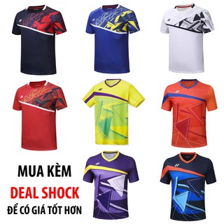 Áo Cầu Lông Nam Nữ Yonex 6050 thun lạnh đẹp, mẫu đẹp 2020, hút mồ hôi tốt