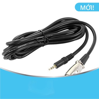 Dây jack 3.5mm ra Canon cái dùng cho micro thu âm