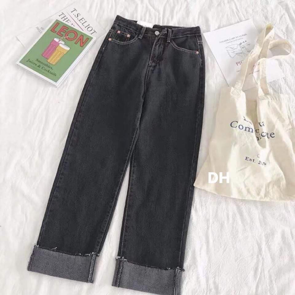 Quần jeans ống rộng nhiều màu DHO1220 | WebRaoVat - webraovat.net.vn