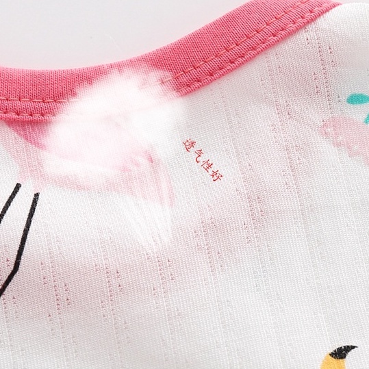 Áo liền quần SOFFNY tay ngắn chất liệu sợi tre cotton dành cho trẻ em sơ sinh