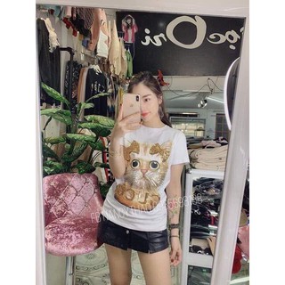 ÁO THUN KIM SA MÈO