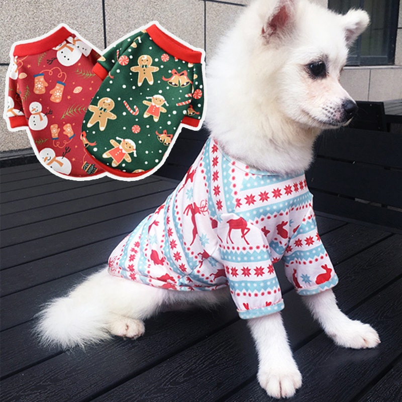 Áo sweater họa tiết giáng sinh dành cho thú cưng