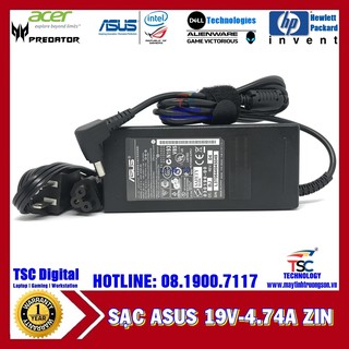 Sạc laptop asus 19v-4,74a | sạc zin nhập khẩu