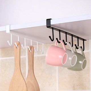 Giá treo 6 móc kẹp tủ tiện dụng