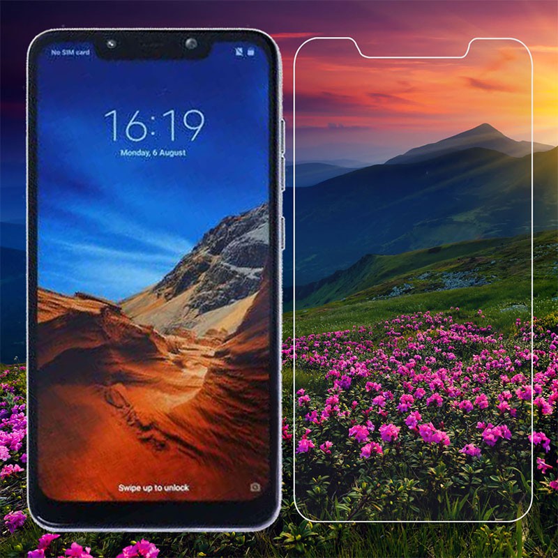 Bộ 2 Kính cường lực Xiaomi Pocophone F1 trắng trong đọ cứng 9H