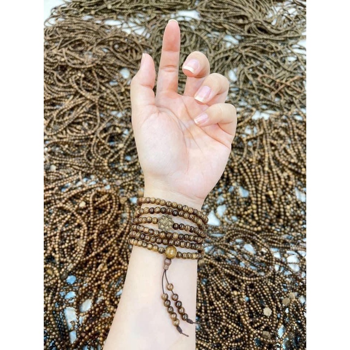 CHUỖI TRẦM HƯƠNG 4 LY 216 HẠT - TRẦM VƯỜN