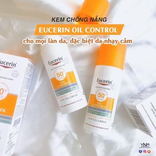 Kem chống nắng eucerin cho da dầu mụn eucerin oil control sun gel cream