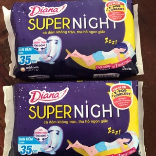Băng vệ sinh ban đêm 35cm  Diana SENSI