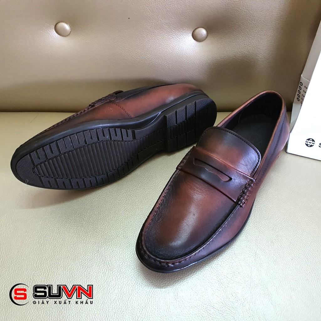 HANO - Giày lười nam cao cấp đế bệt nhập khẩu chuẩn xịn siêu êm