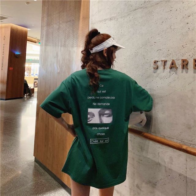 Áo thun tay lỡ [ Kèm ảnh thật ] unisex che'rir sur soi