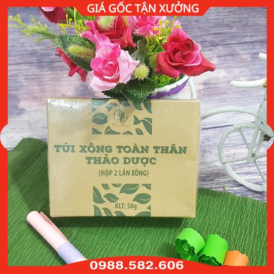 Thảo Mộc Xông Tắm Sau Sinh (Dạng Túi Lọc Tiện Lợi) Wonmom - Hộp Có 2 Túi Nhỏ - 8938510206105