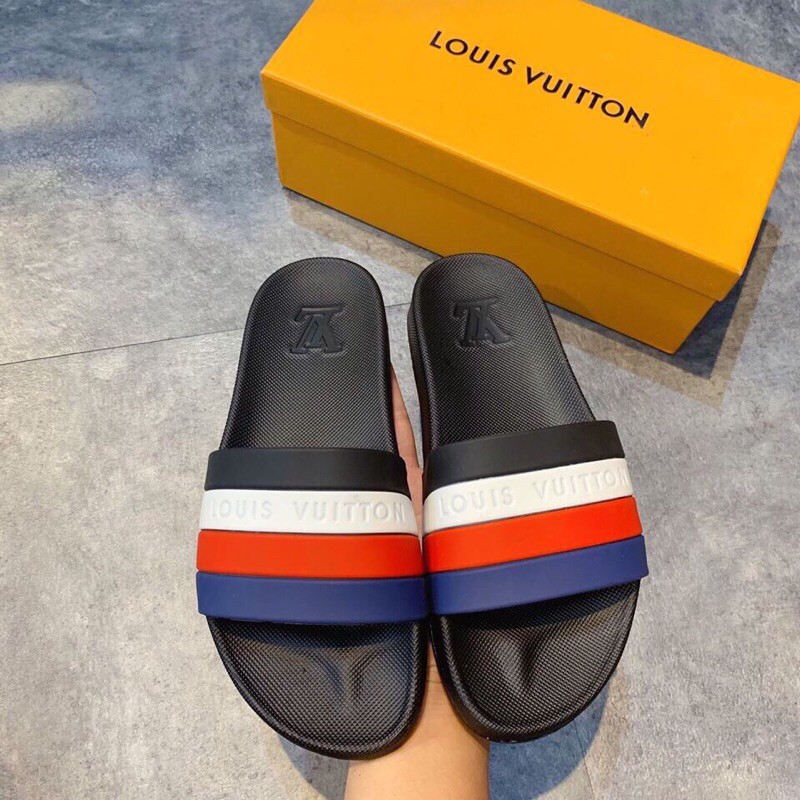 Dép Nam Quai Ngang LV CAO SU full size 38-43