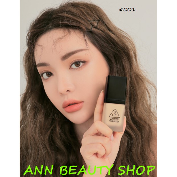 Kem nền 3CE MATTE FIT FOUNDATION 35ml SPF50+ PA+++ | BigBuy360 - bigbuy360.vn