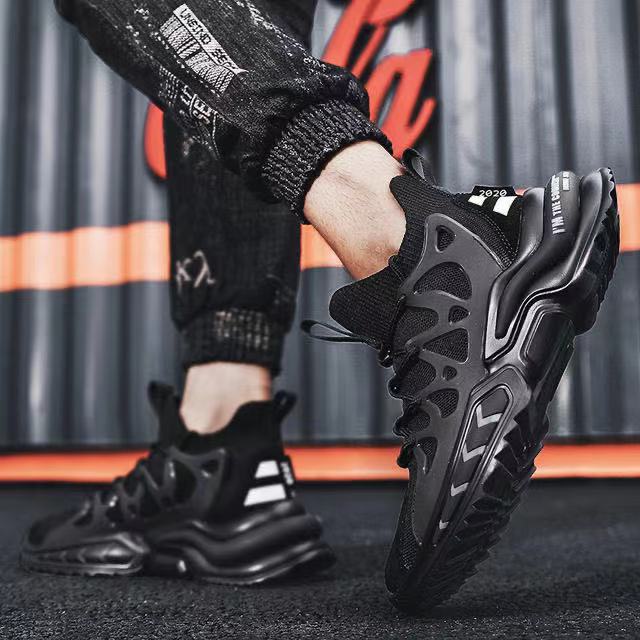 Giày sneaker nam chất vải cao cấp kết hợp da lộn phong cách trẻ trung năng động size 39-44 KATEZAG58