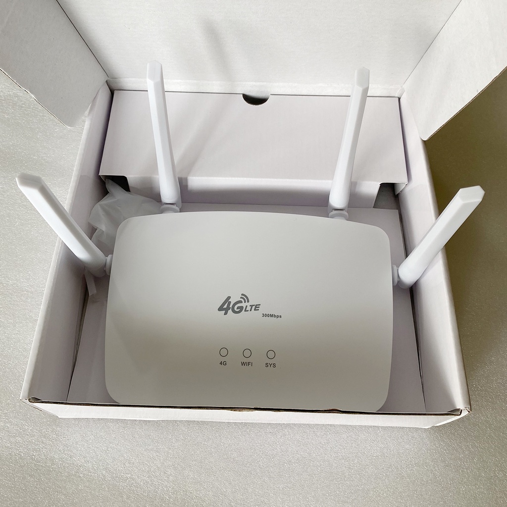 Bộ phát wifi dùng Sim 4G / 3G LTE - R102 - 4 ăngten dùng cho ô tô và nơi không có internet
