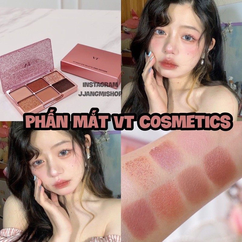 PHẤN MẮT 6 Ô VT COSMETIC PINK EDITION DAILY EYE PALETTE