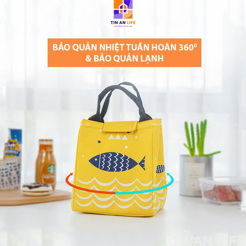 Túi Đựng Cơm Giữ Nhiệt Văn Phòng, Chống Thấm An Toàn, Tiện Lợi Cho Công Sở, Học Sinh, Sinh Viên