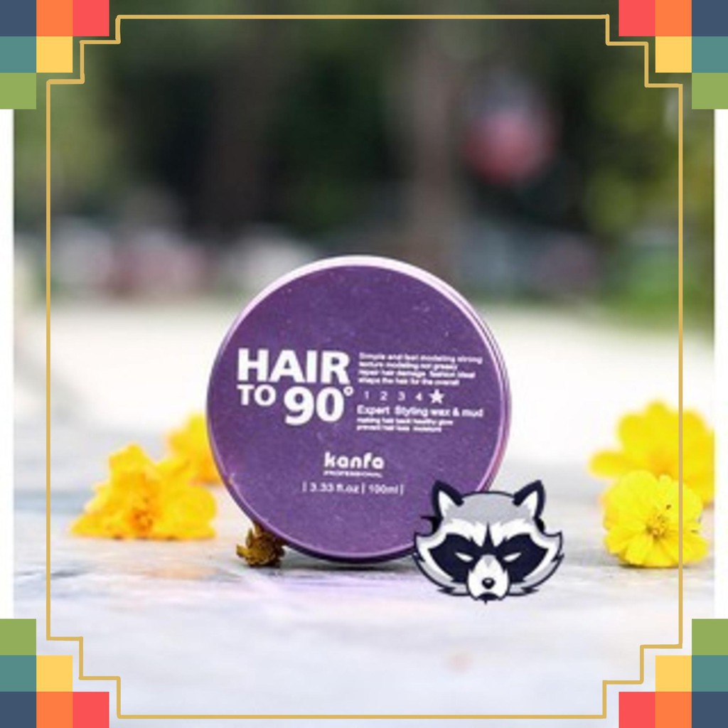 Sáp vuốt tóc KANFA 100ml - Hair to 90 màu xanh - xanh nước biển - tím