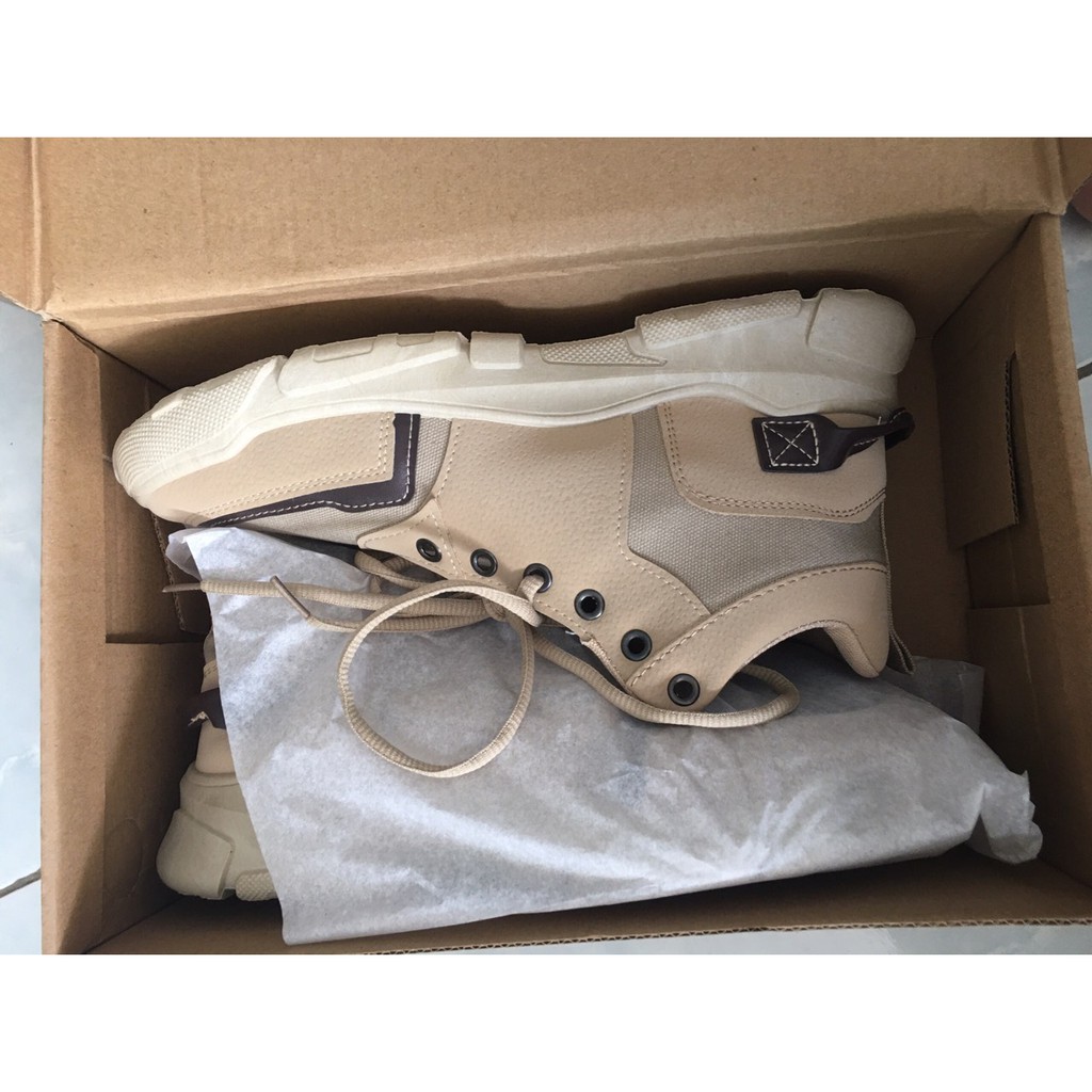 Giày Thể Thao Nam SAKTEOABRD1975, Sneakers Nam Cổ Cao Chất liệu Da lộn, Siêu Nhẹ, Đế Mềm, 2Màu Nâu & Đen Từ size 39 - 44 | BigBuy360 - bigbuy360.vn