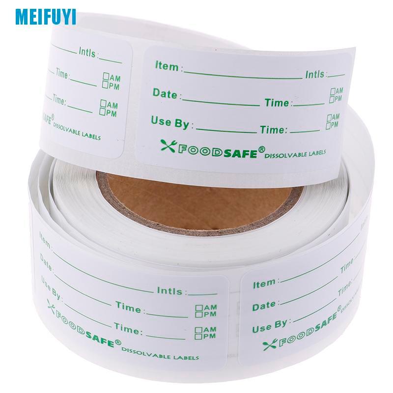 Set 250 miếng dán đánh dấu hộp thức ăn 439v tự dính có thể tháo gỡ