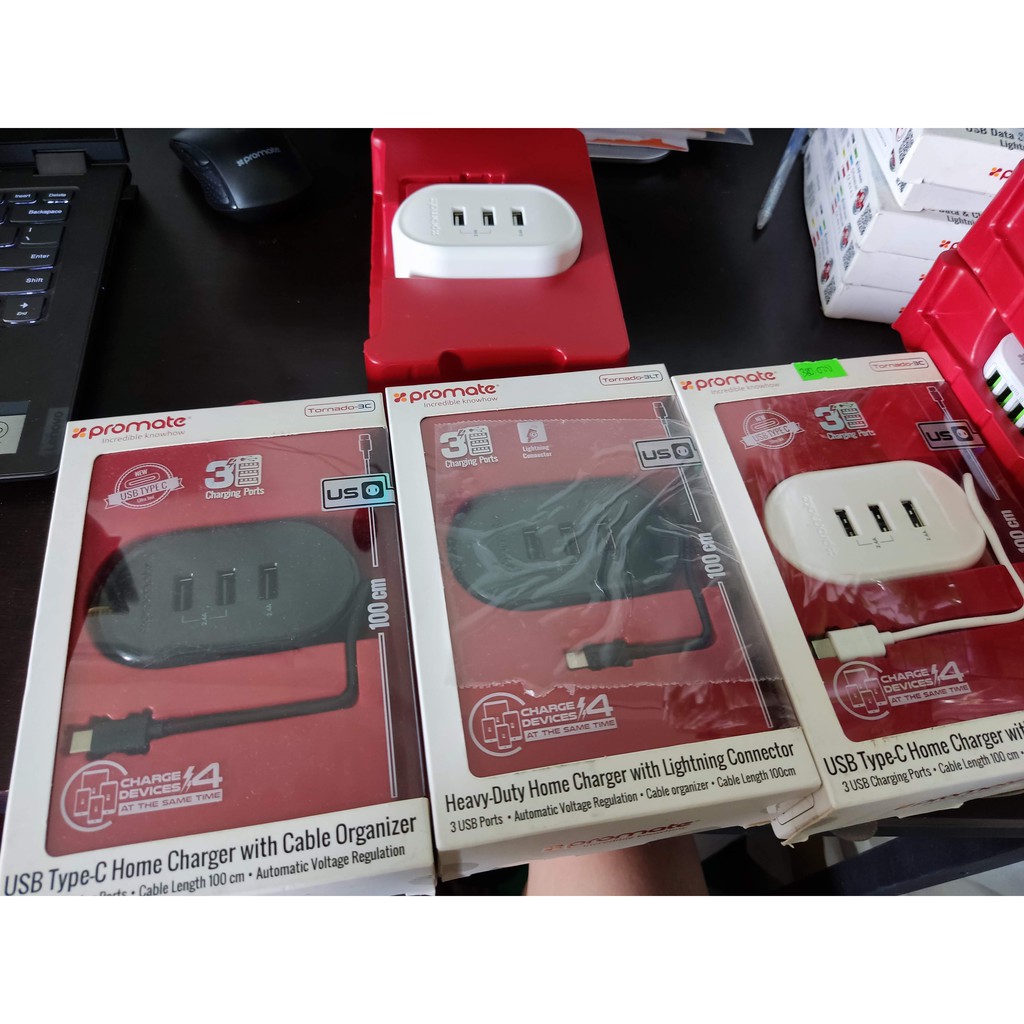 Ổ Sạc Promate PowerBase-2 6 Cổng USB 60W