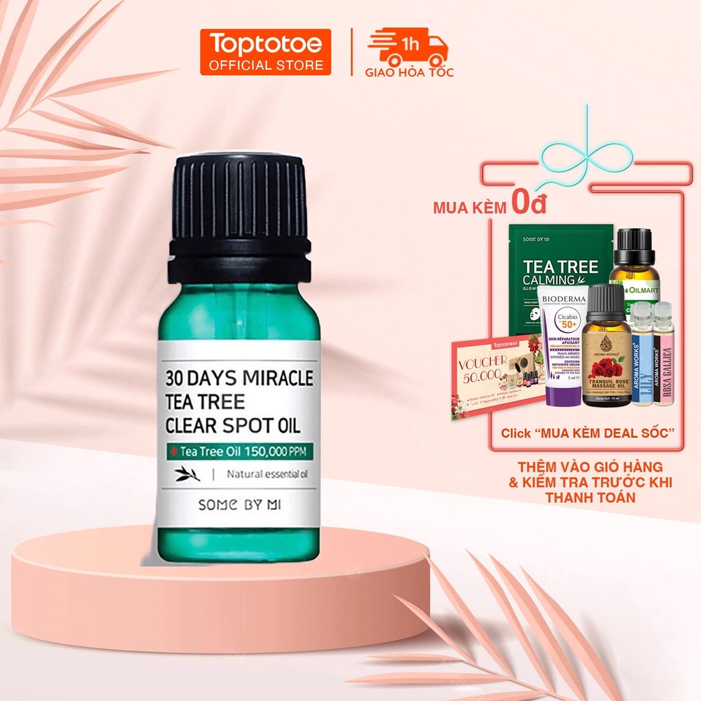 Tinh dầu Some By Mi tràm trà làm giảm & ngăn ngừa mụn 30 Days Miracle Tea Tree Clear Spot Oil 10ml