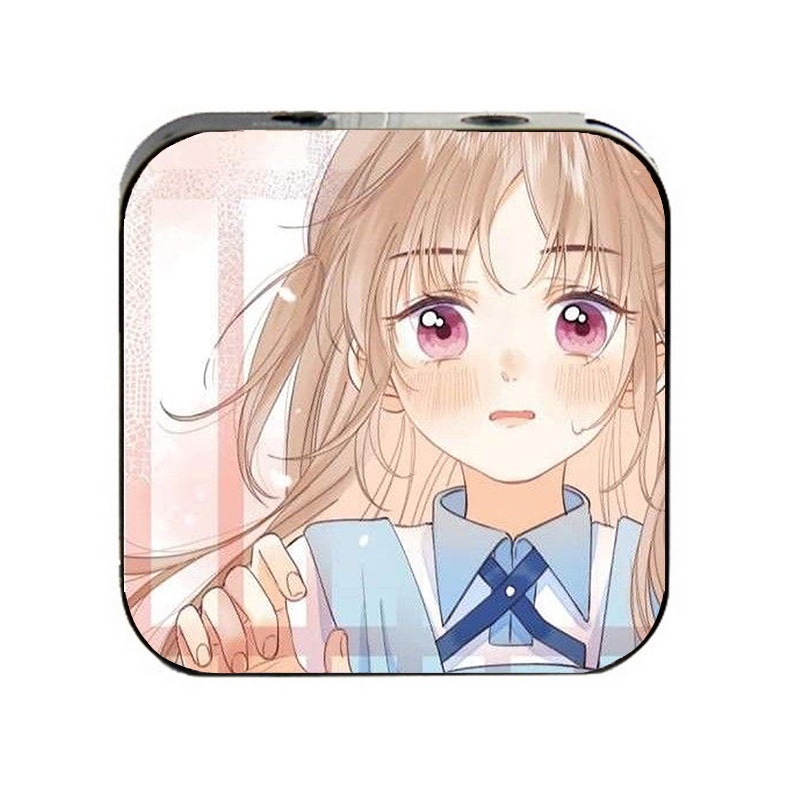 Máy nghe nhạc mp3 IN HÌNH VỤNG TRỘM KHÔNG THỂ GIẤU manhua anime chibi tặng kèm tai nghe có mic