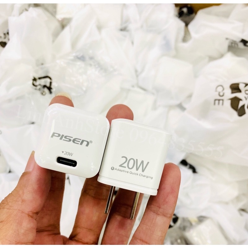 Củ Sạc 20W Pisen chính hãng - Hàng không có hộp