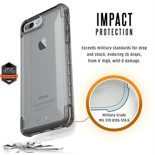 Ốp lưng iPhone 8 Plus/ 7 Plus / 6 Plus UAG Plyo(Trong)