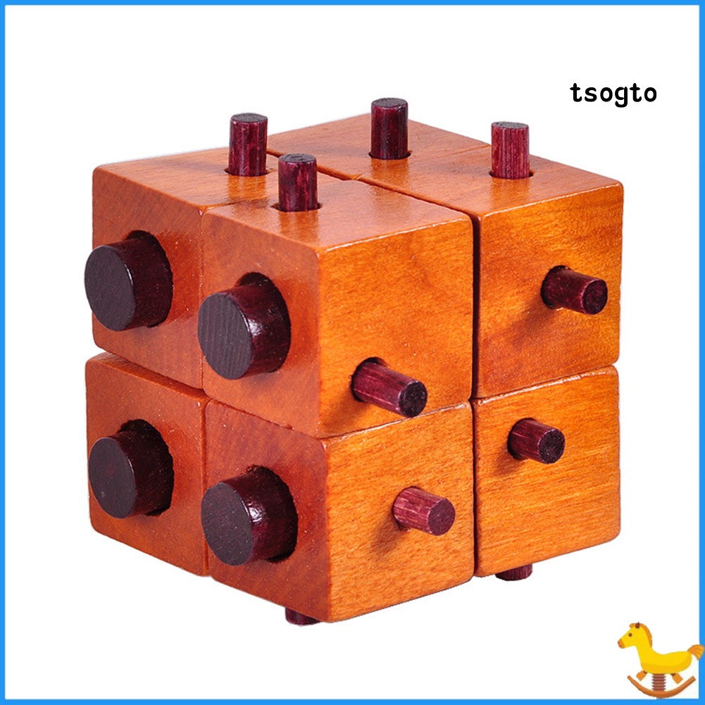 Khối Gỗ Đồ Chơi Giải Đố Thú Vị