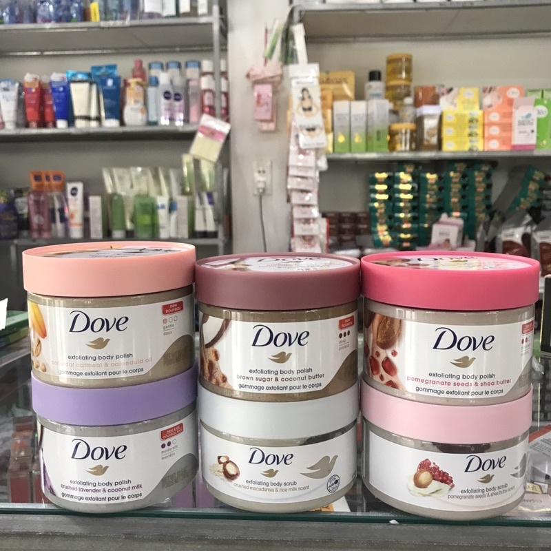 Tẩy Tế Chết Dove Exfoliating Body Scrub 298gr