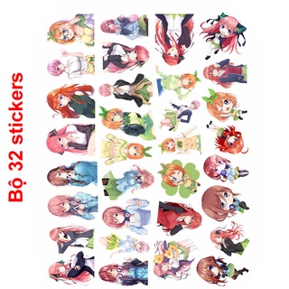 Sticker/ Hình dán anime GoToubun no Hanayome - Nhà có 5 nàng tiên
