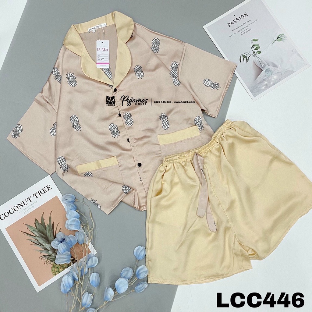 Bộ Đồ Ngủ - Đồ Mặc Nhà Satin Cộc Đùi - Luala Pyjamas | BigBuy360 - bigbuy360.vn