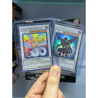 [ Dưa Hấu Yugioh ] Combo Lá bài thẻ bài Light Dark End Dragon - Ultra Rare - Tặng bọc bài nhựa bảo quản