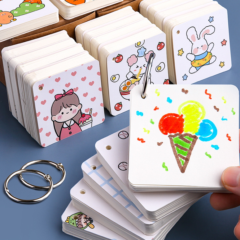Set 80 Tờ Giấy Ghi Chú Kiểu Dáng Đơn Giản Tiện Lợi