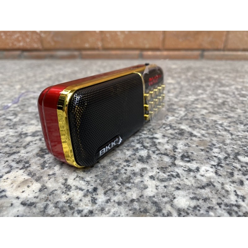 ĐÀI FM BKK K-51 ĐÈN LED ĐỌC ÚB, THẺ NHỚ