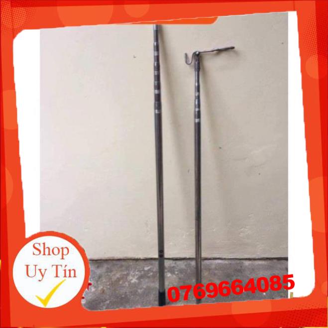 ⭐  Sào Bẫy Chim, Sào Rút Inox Đa Năng Dài 1m5 3m 5m 6m 7m -Đ𝗢̂̀ 𝗖𝗔̂𝗨 𝟳𝟭𝟲