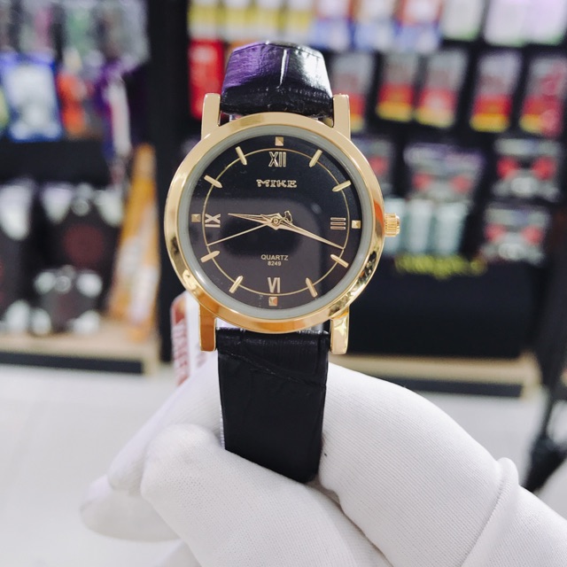 Đồng Hồ Nữ MK MiKe 00233 Cao Cấp chống nước tuyệt đối ,dây da thật bền đẹp thời trang.!