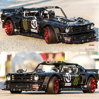 Đồ chơi lắp ráp Siêu Xe Mould King 13108 Ford Mustang Hoonicorn Racing Car