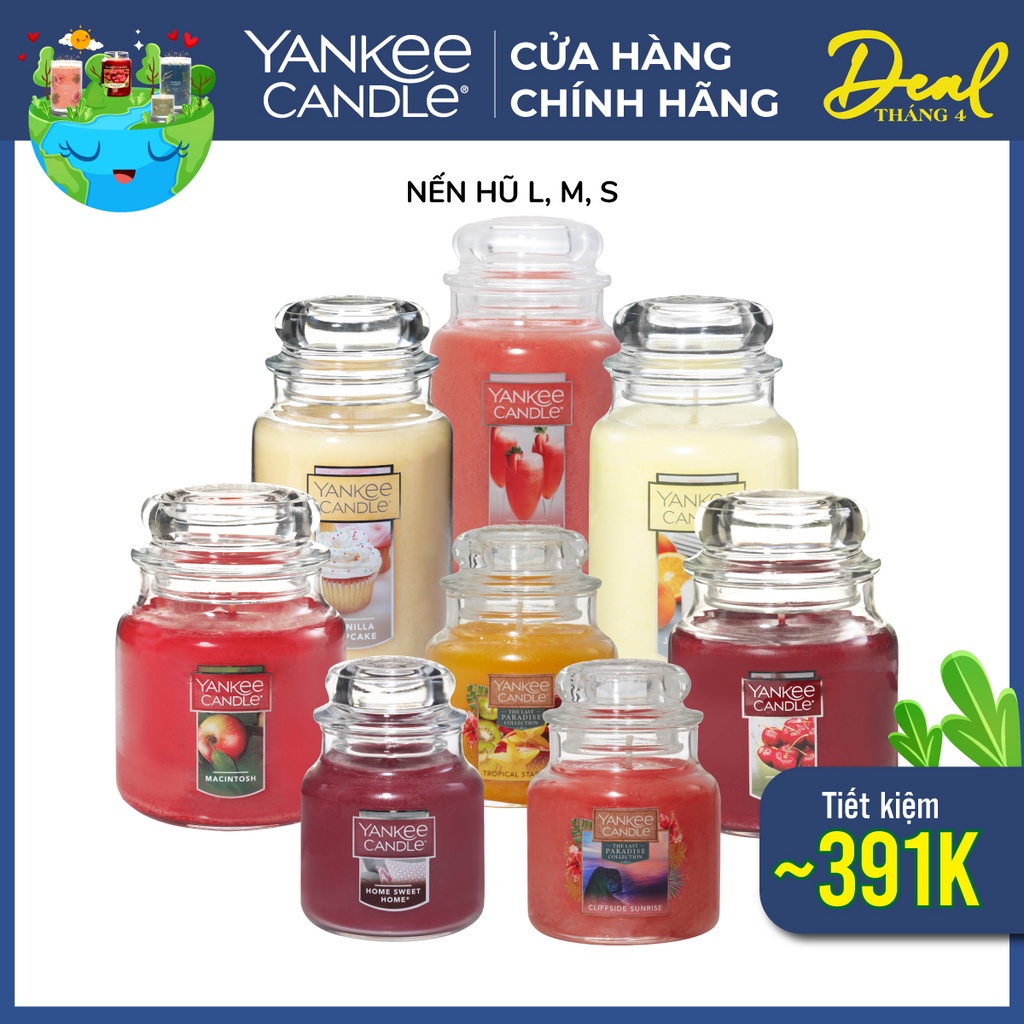 Nến thơm hũ CHÍNH HÃNG Yankee Candle GIÁ TỐT NHẤT