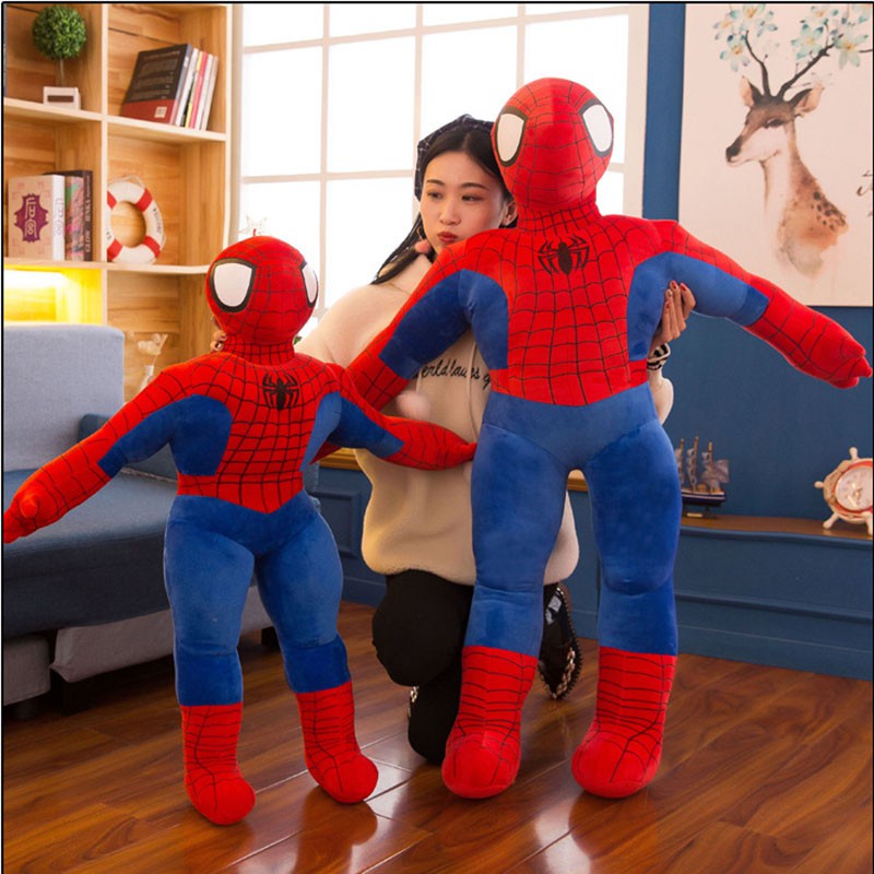 GẤU BÔNG SIÊU ANH HÙNG NGƯỜI NHỆN SPIDERMAN  HÀNG CHẤT LƯỢNG CAO, AN TOÀN CHO NGƯỜI SỬ DỤNG