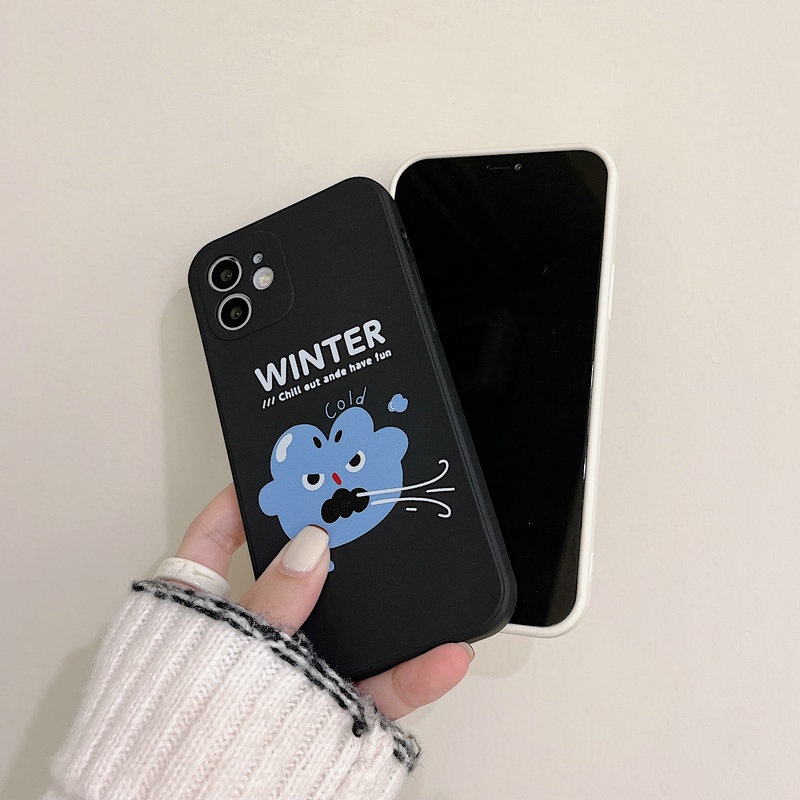 Ốp Điện Thoại Cho OPPO A16 A74 A73 A94 A93 A54 A15 A15S A53 A33 A52 A92 A3S A12e A1K F1S F5 Youth A31 A91 A5 A9 2020 F11 F9 A7 A5S AX7 A83 A39 A57 Reno 5F 4F 3 5 6 5G Mùa Đông Lạnh