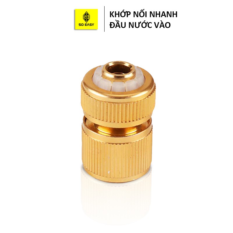 Đầu nối nhanh đầu vào cho máy rửa xe, khớp nối nhanh đầu hút nước máy bơm rửa xe, đầu cái nối nhanh máy xịt C0004-30