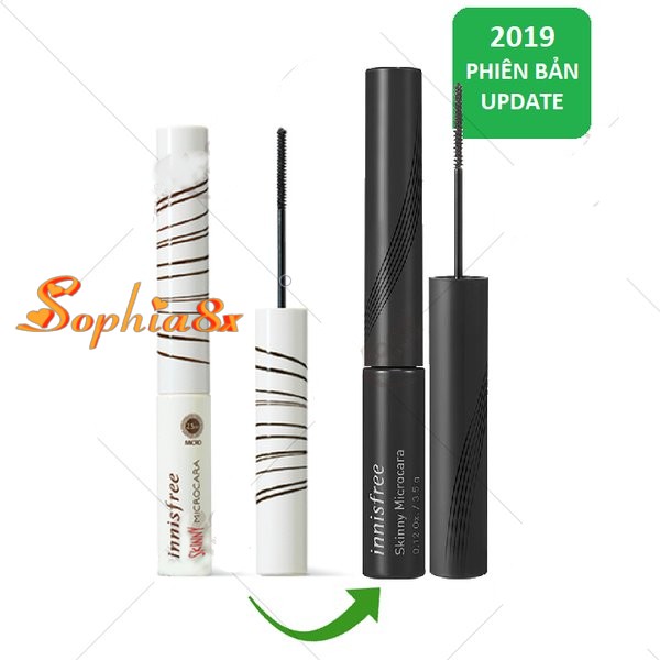 Mascara chuốt mi Innisfree Skinny giúp cong dày dài hiệu quả