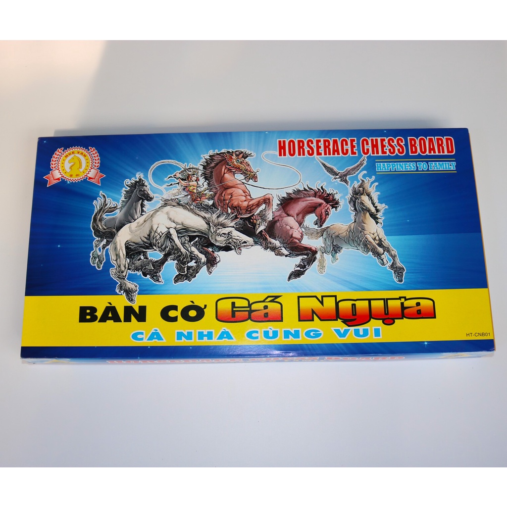 Bộ đồ chơi Bàn Cờ Cá Ngựa HUỆ TÂN chất liệu Nhựa Cao Cấp, Cờ Đua Ngựa, Đồ chơi giải trí vui nhộn cho gia đình - LICLAC