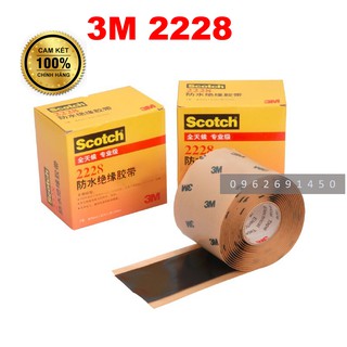 [CHÍNH HÃNG] 3M 2228 Scotch Băng keo cao su, cách nhiệt, cách điện, chống thấm, băng keo điện cao thế